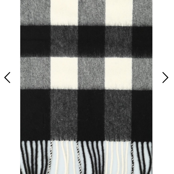 BURBERRY Mega Check Cashmere Scarf - Picture 3 of 7